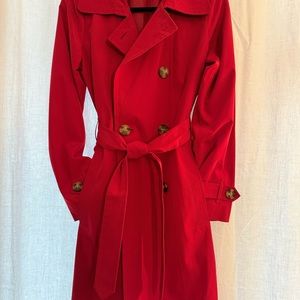 London Fog Red Pea Coat • Size: Small • Brand New - never worn!